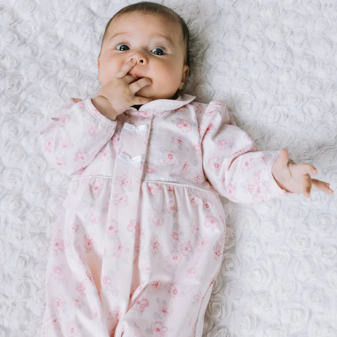 SALE Emile et Rose Joanne Girls Floral Print Babygrow and Hairband