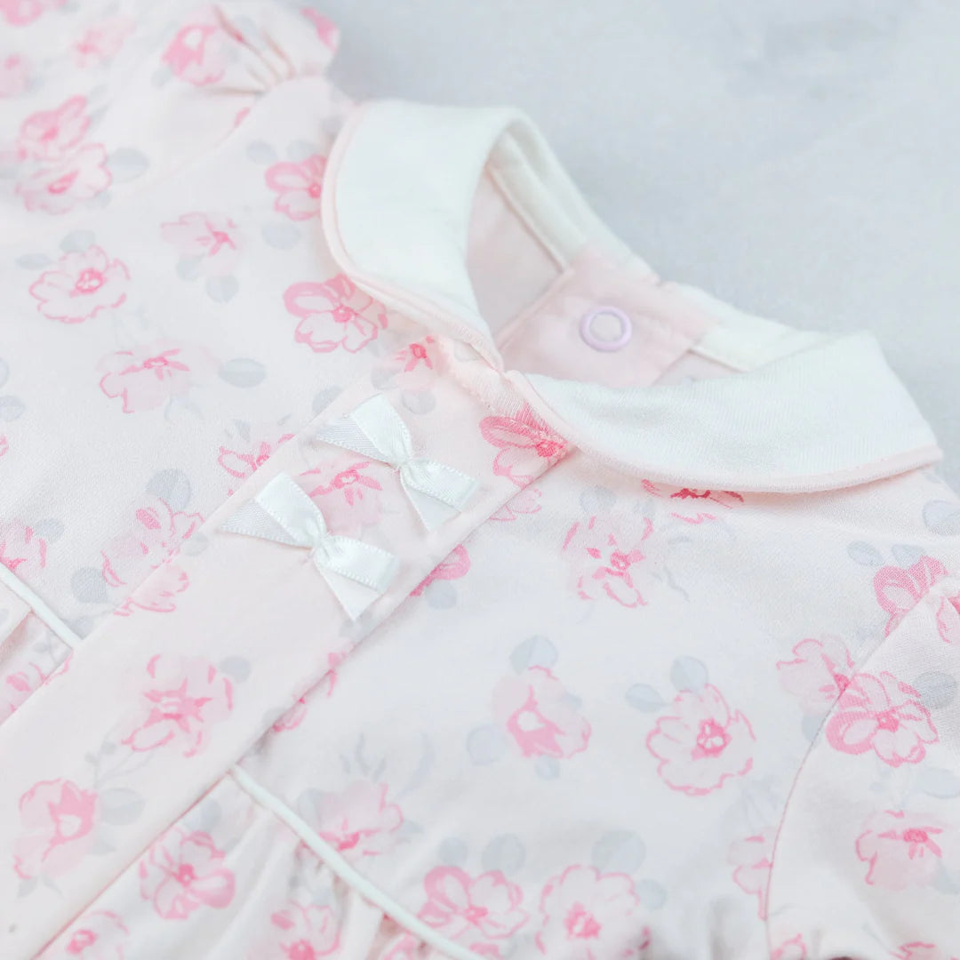 SALE Emile et Rose Joanne Girls Floral Print Babygrow and Hairband