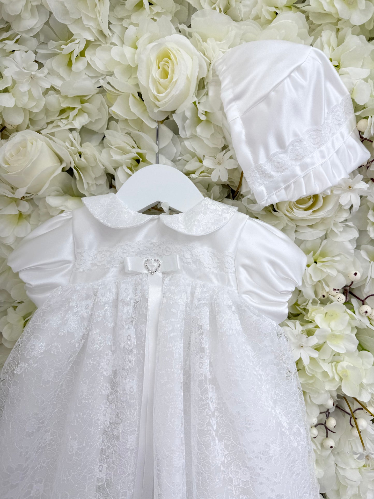 Millie Grace Miley Christening Gown & Bonnet