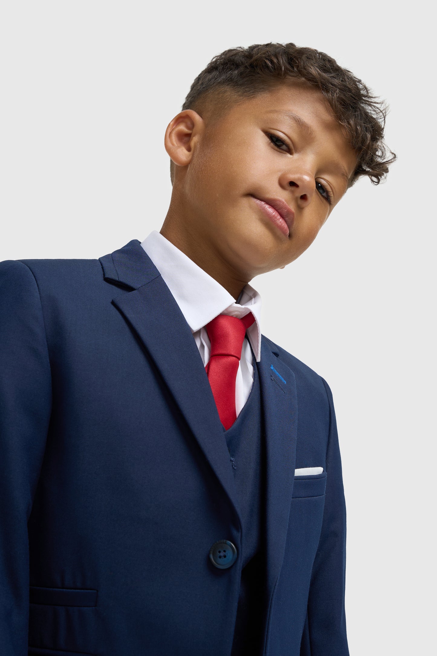 Cavani Boys Navy 3 Piece Suit