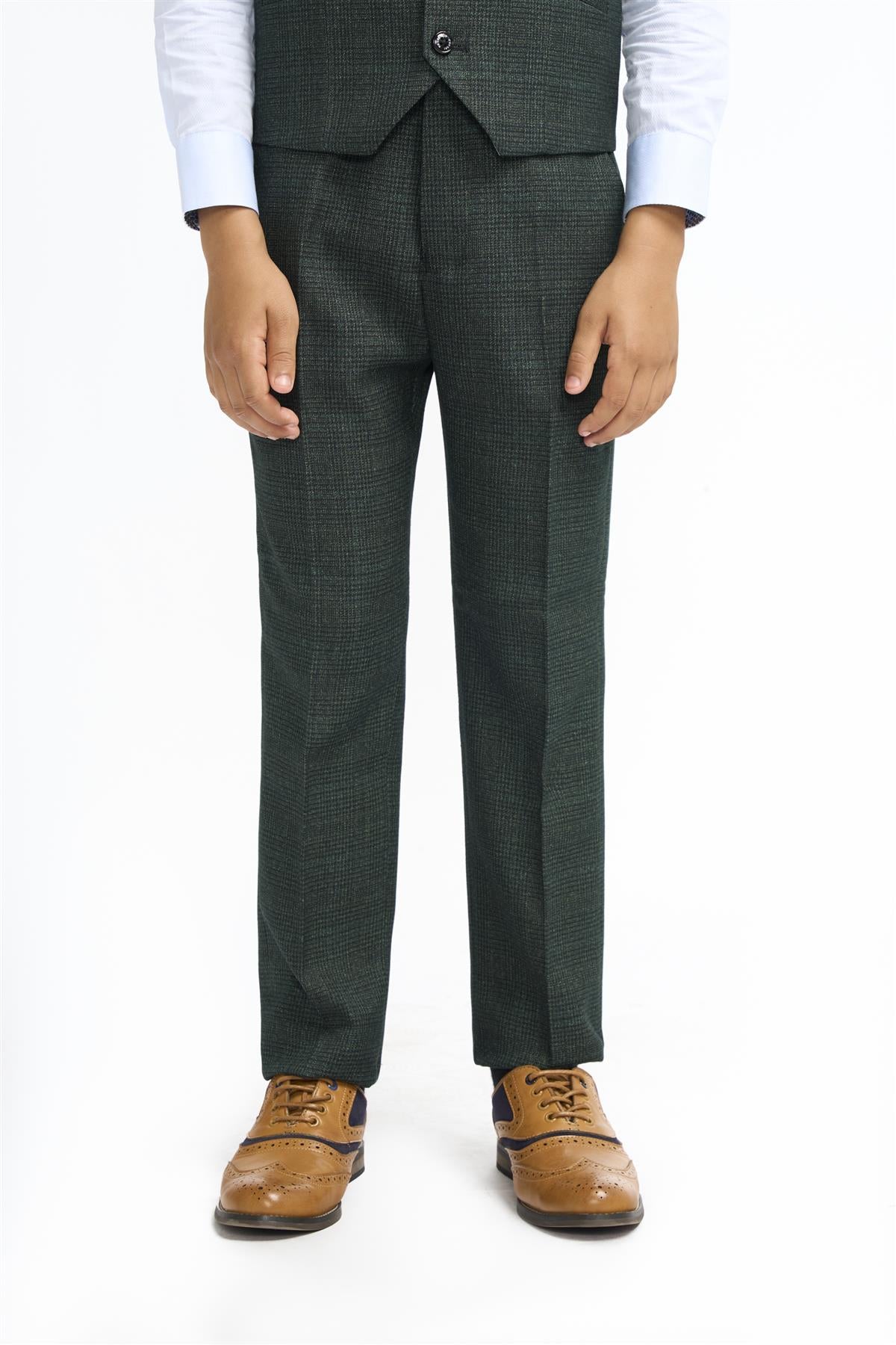 Cavani Boys Caridi Olive 3 Piece Suit