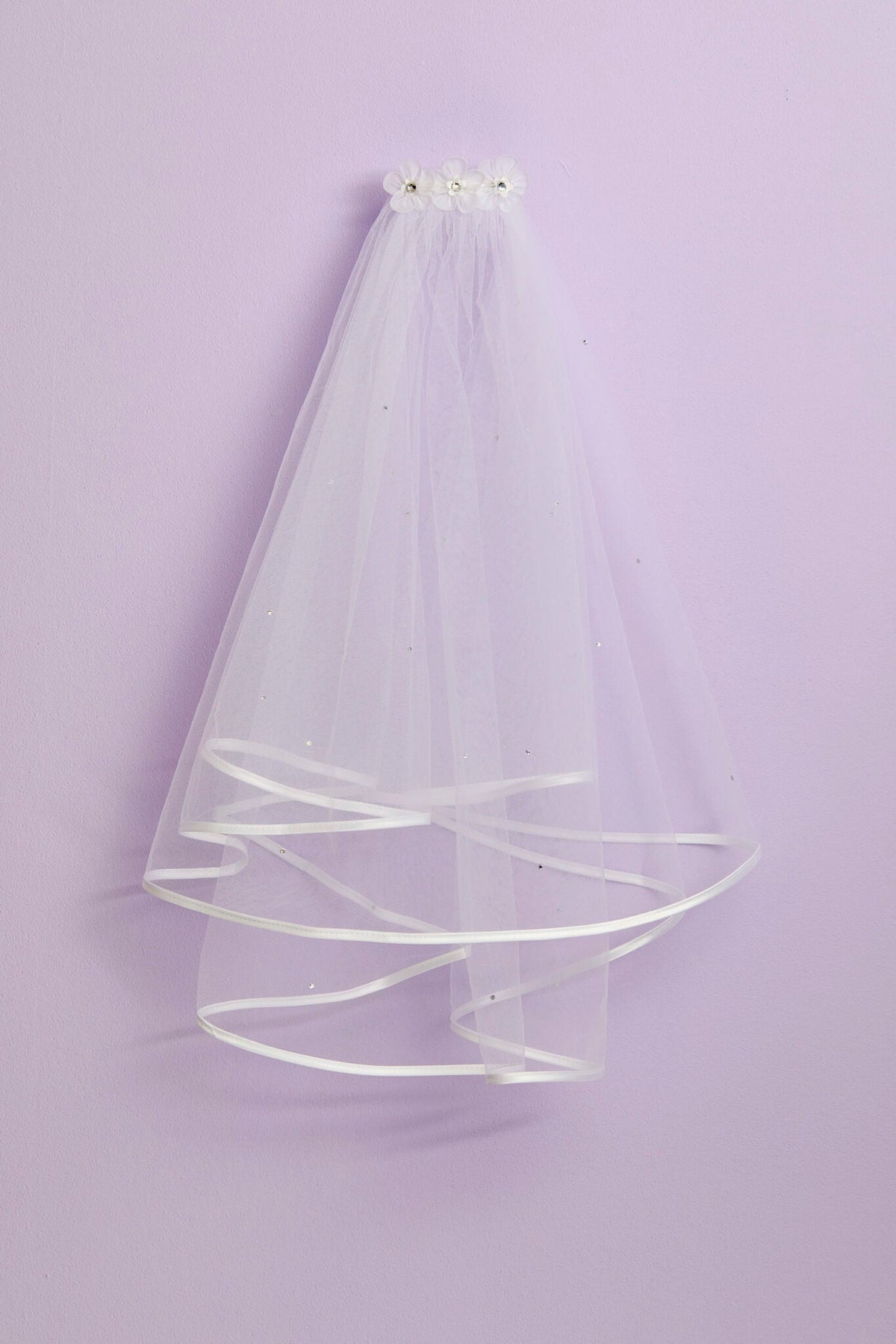 3D Flower Communion Veil