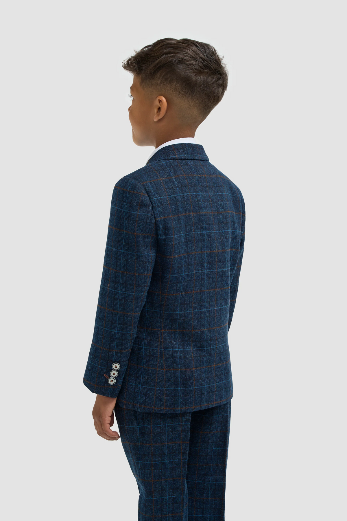 SALE Boys Check Tweed 2 Piece Suit - Blazer & Trousers