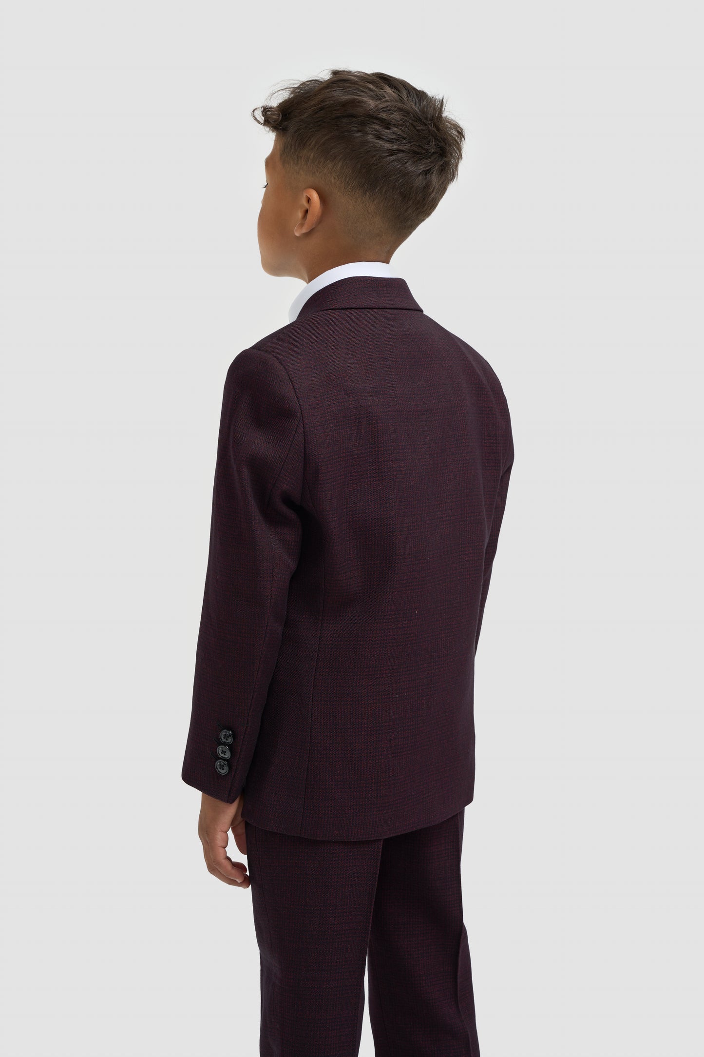 Cavani Boys Caridi Wine 3 Piece Suit