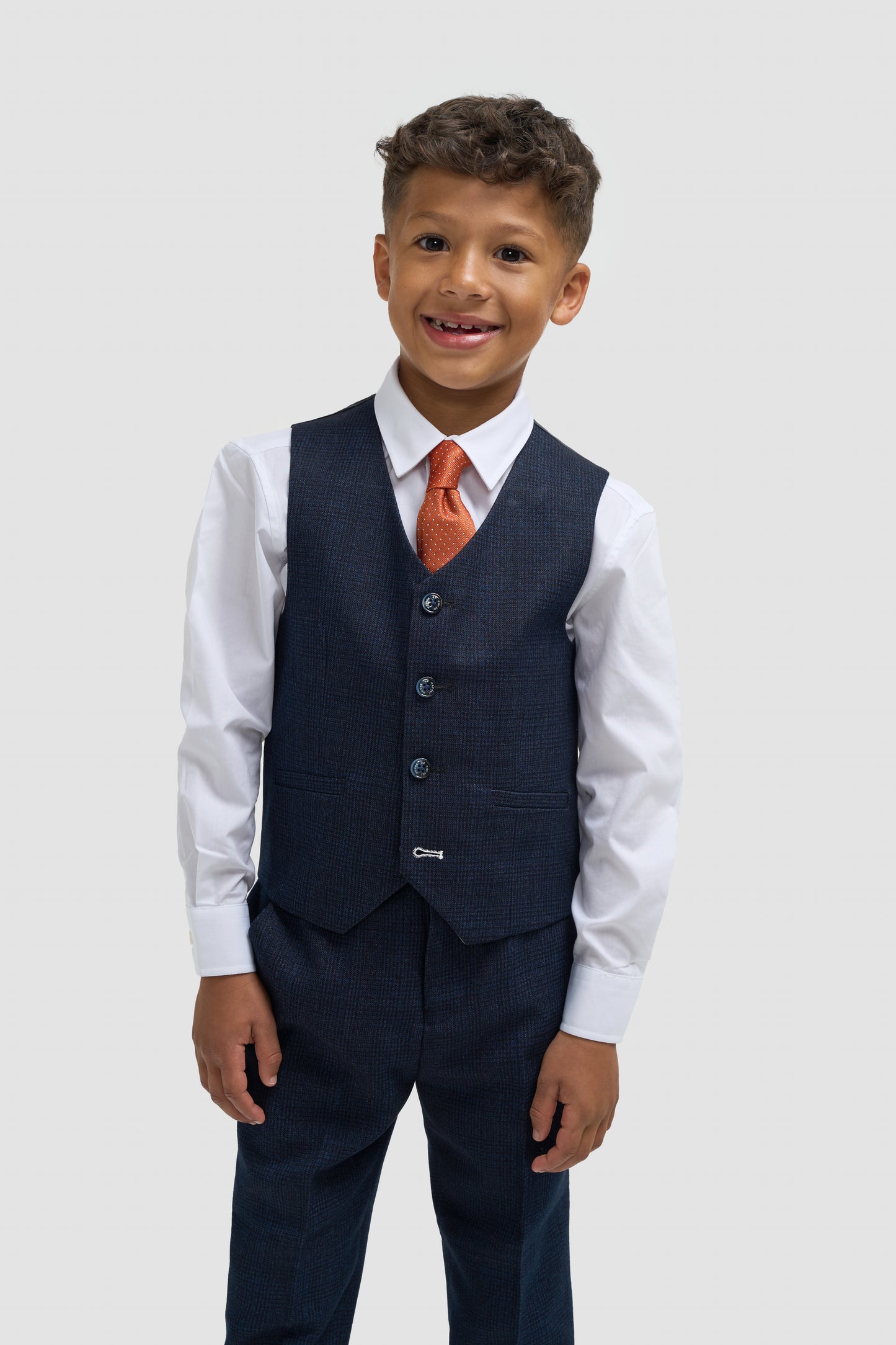 Cavani Boys Caridi Navy 3 Piece Suit