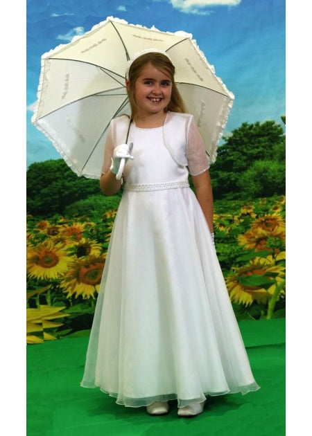 SALE Satin Communion Dress & Bolero