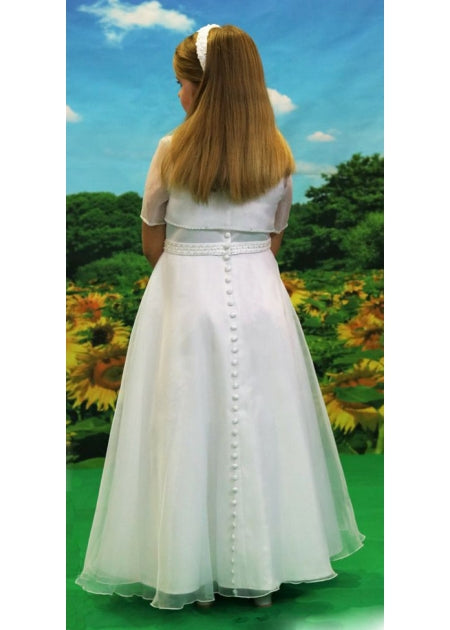 SALE Satin Communion Dress & Bolero