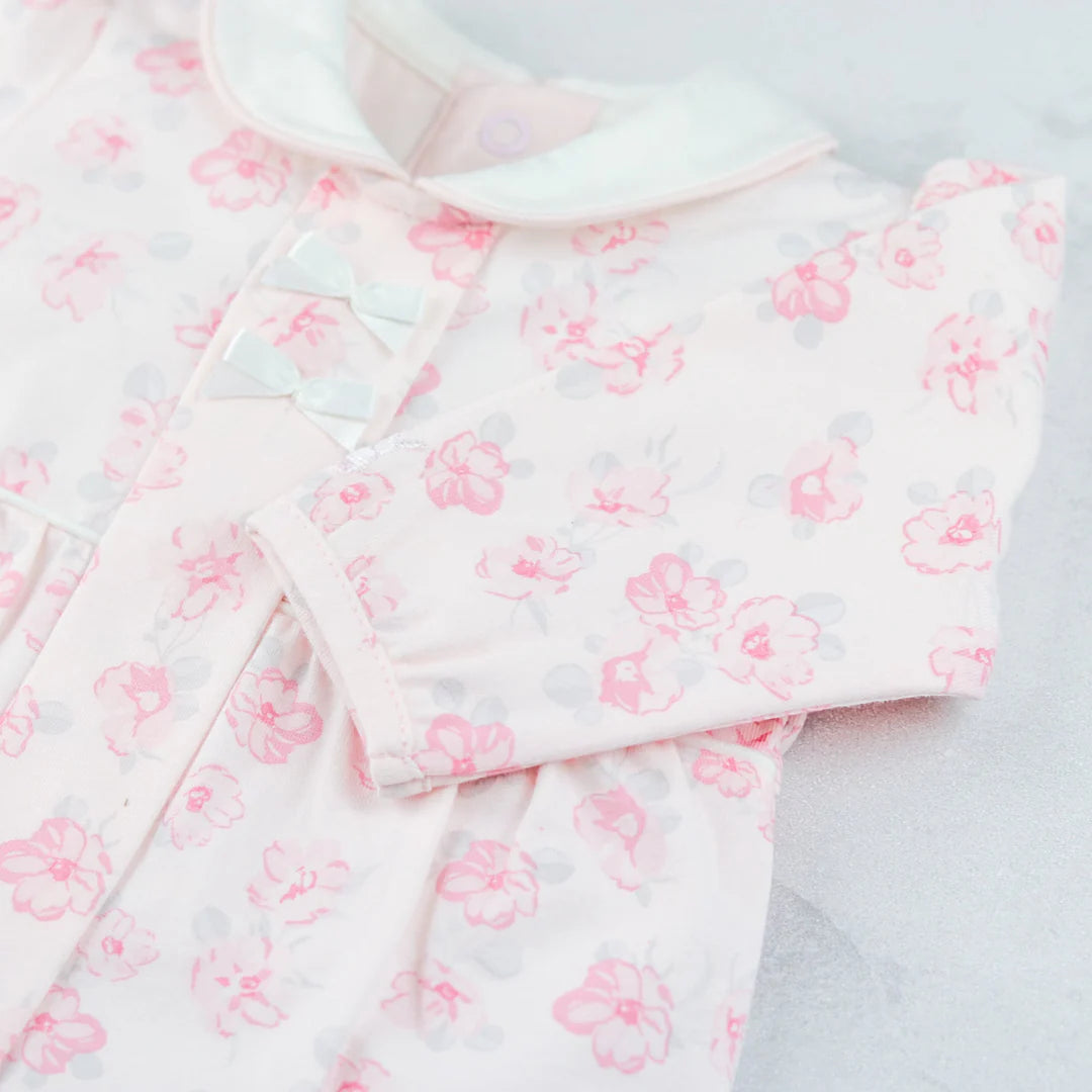 SALE Emile et Rose Joanne Girls Floral Print Babygrow and Hairband