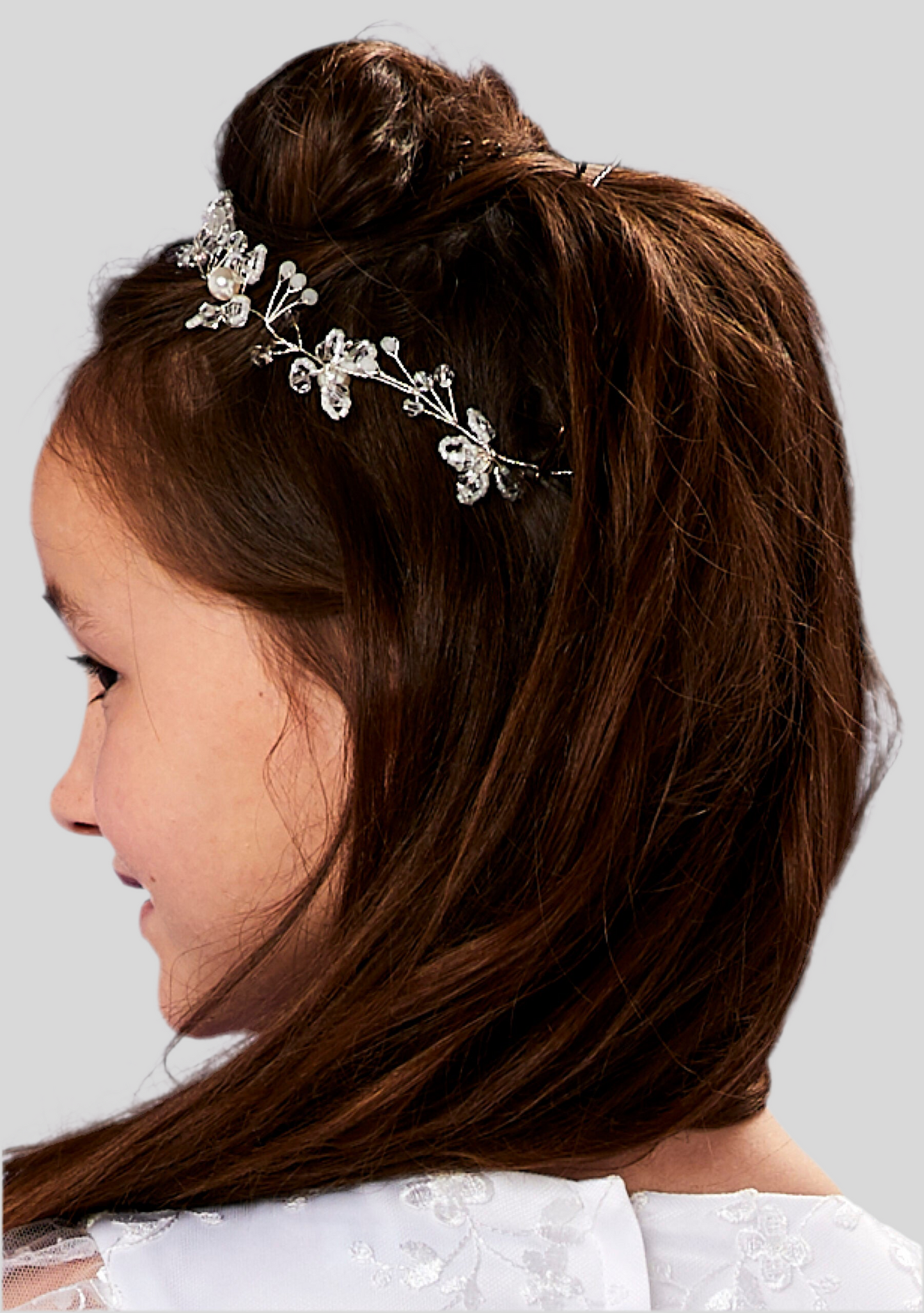 Diamante & Pearl Hair Vine