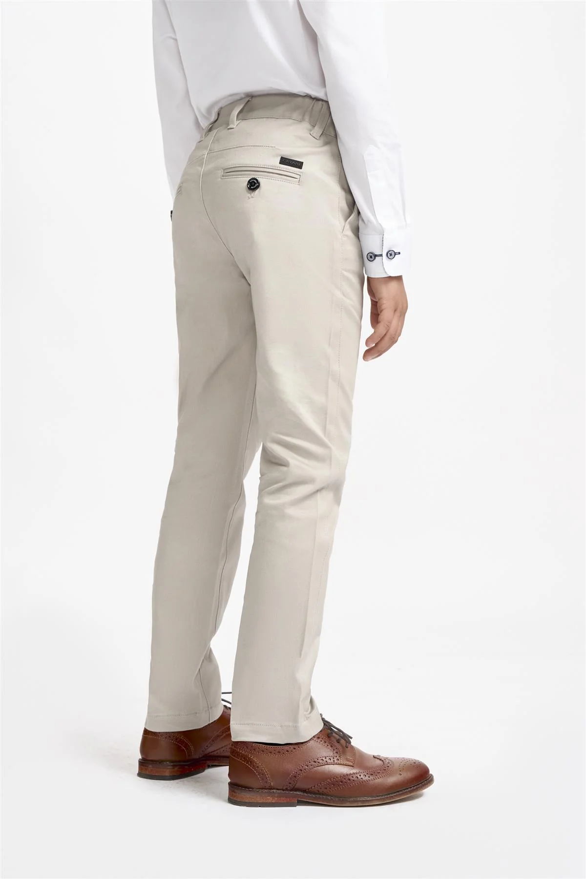 Cavani Boys Dakota Chinos Stone