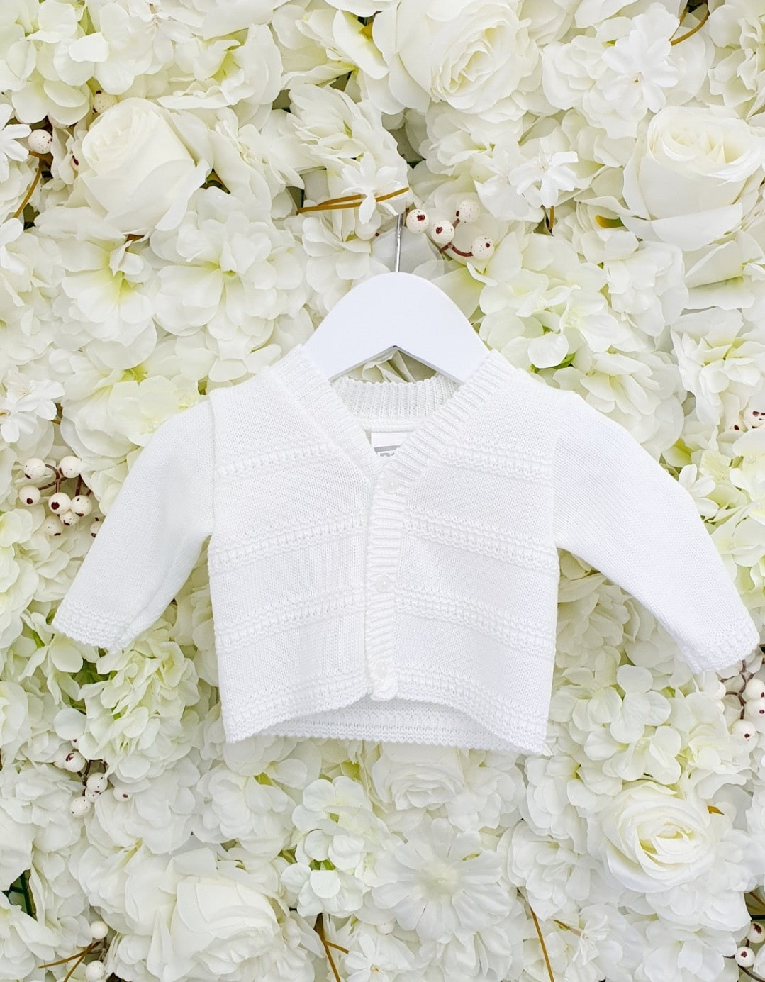 Baby Cardigan White