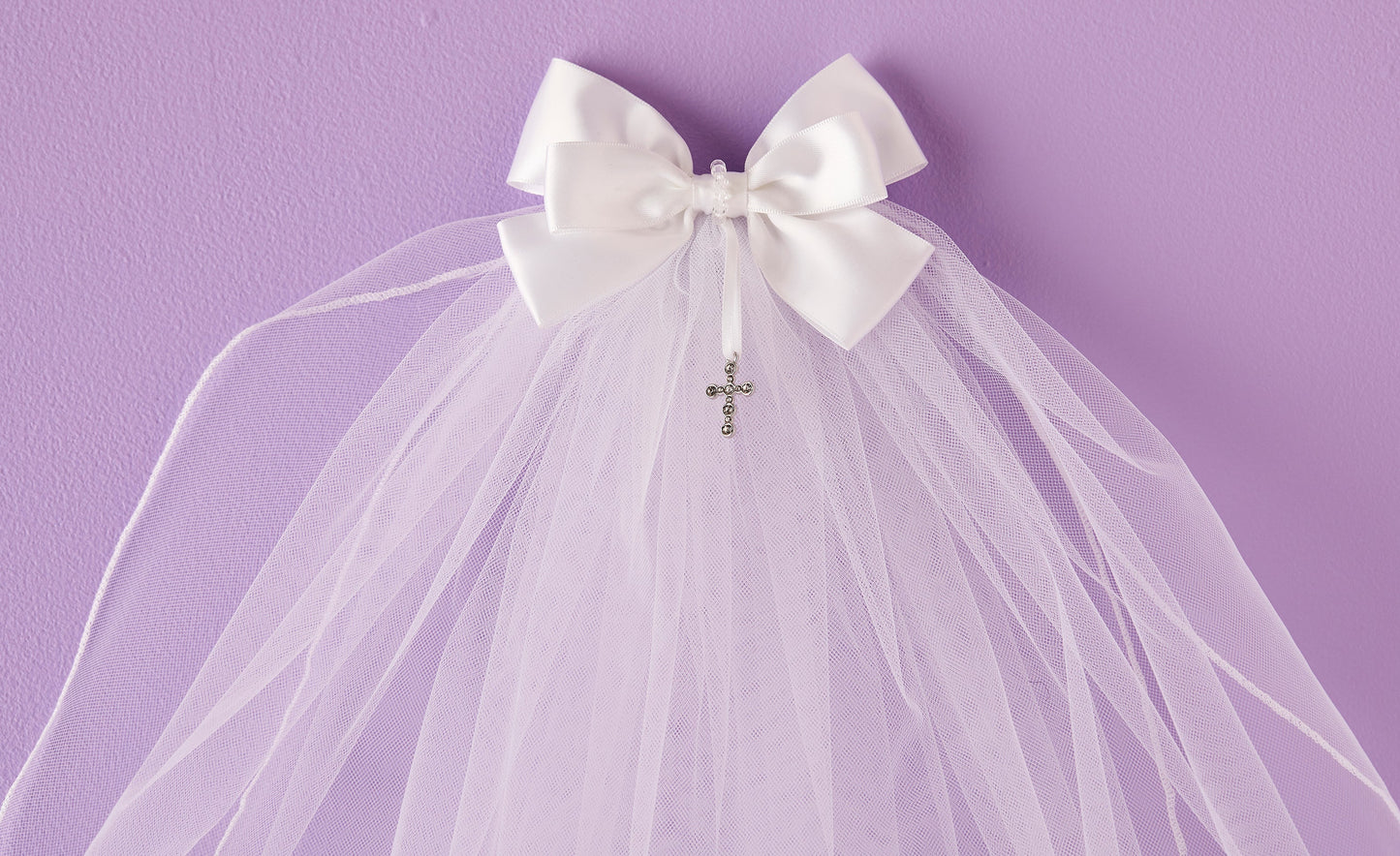 Bow & Cross Communion Veil