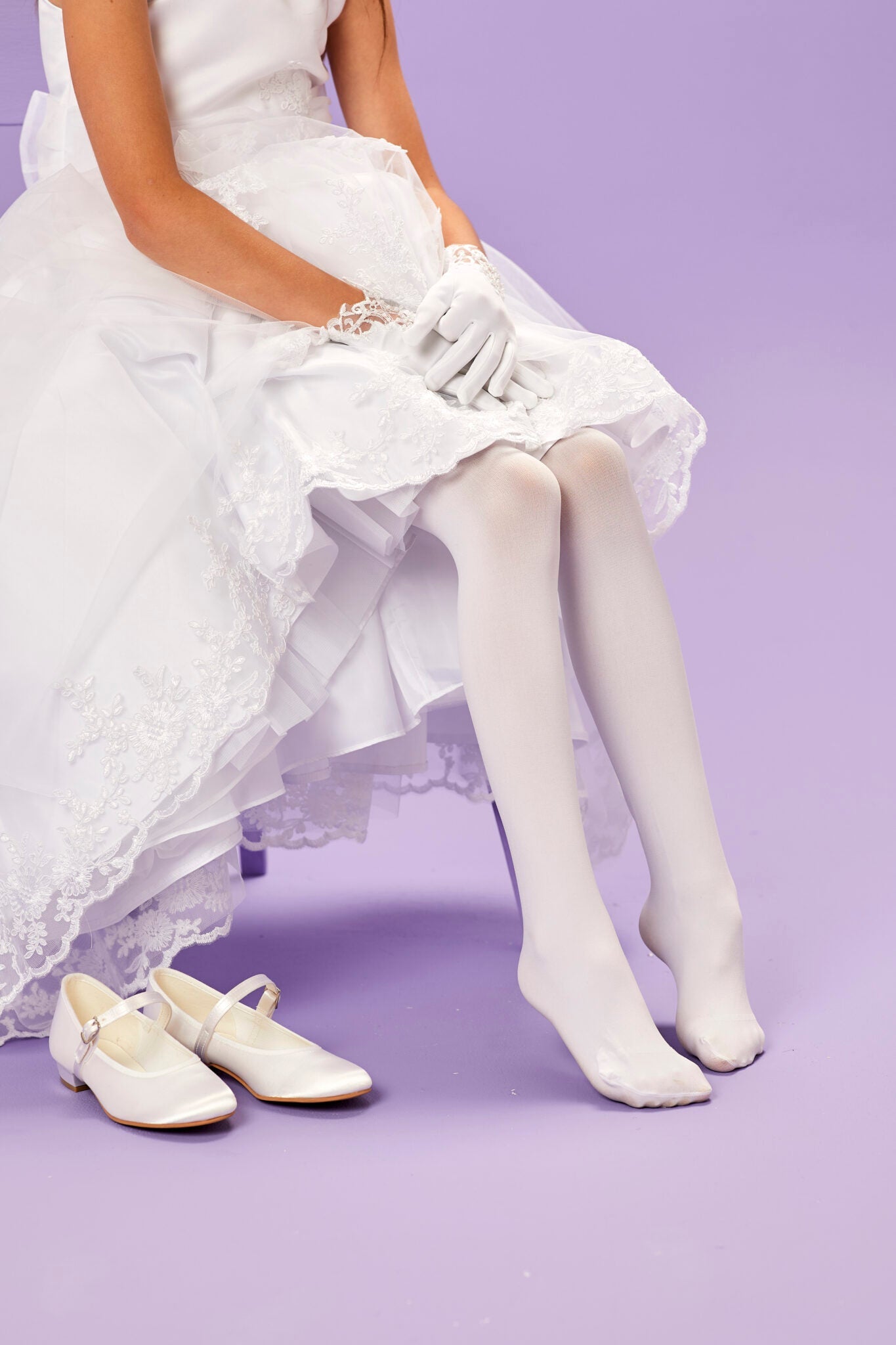 White Holy Communion Tights
