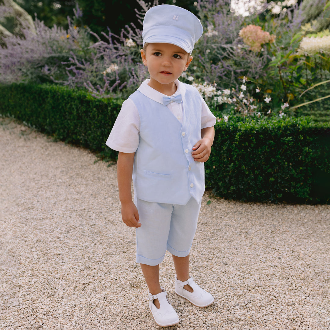 SALE Emile et Rose Perry Blue Baby Boys Outfit Set