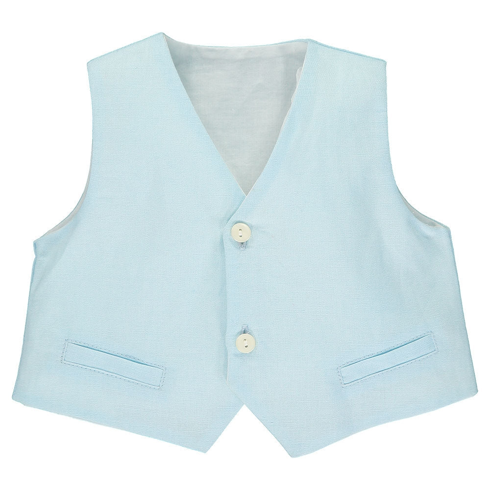 SALE Emile et Rose Perry Blue Baby Boys Outfit Set