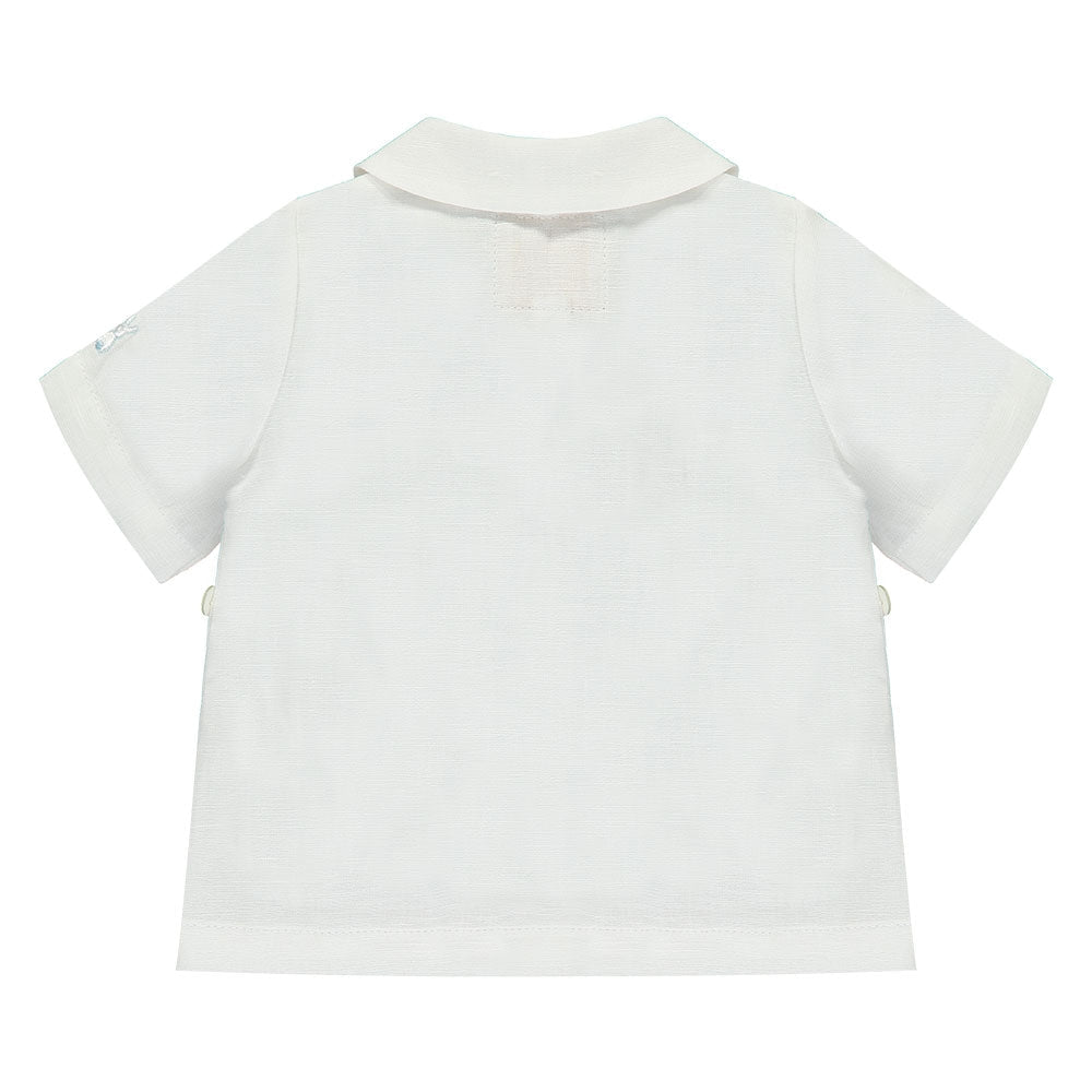 SALE Emile et Rose Perry Blue Baby Boys Outfit Set