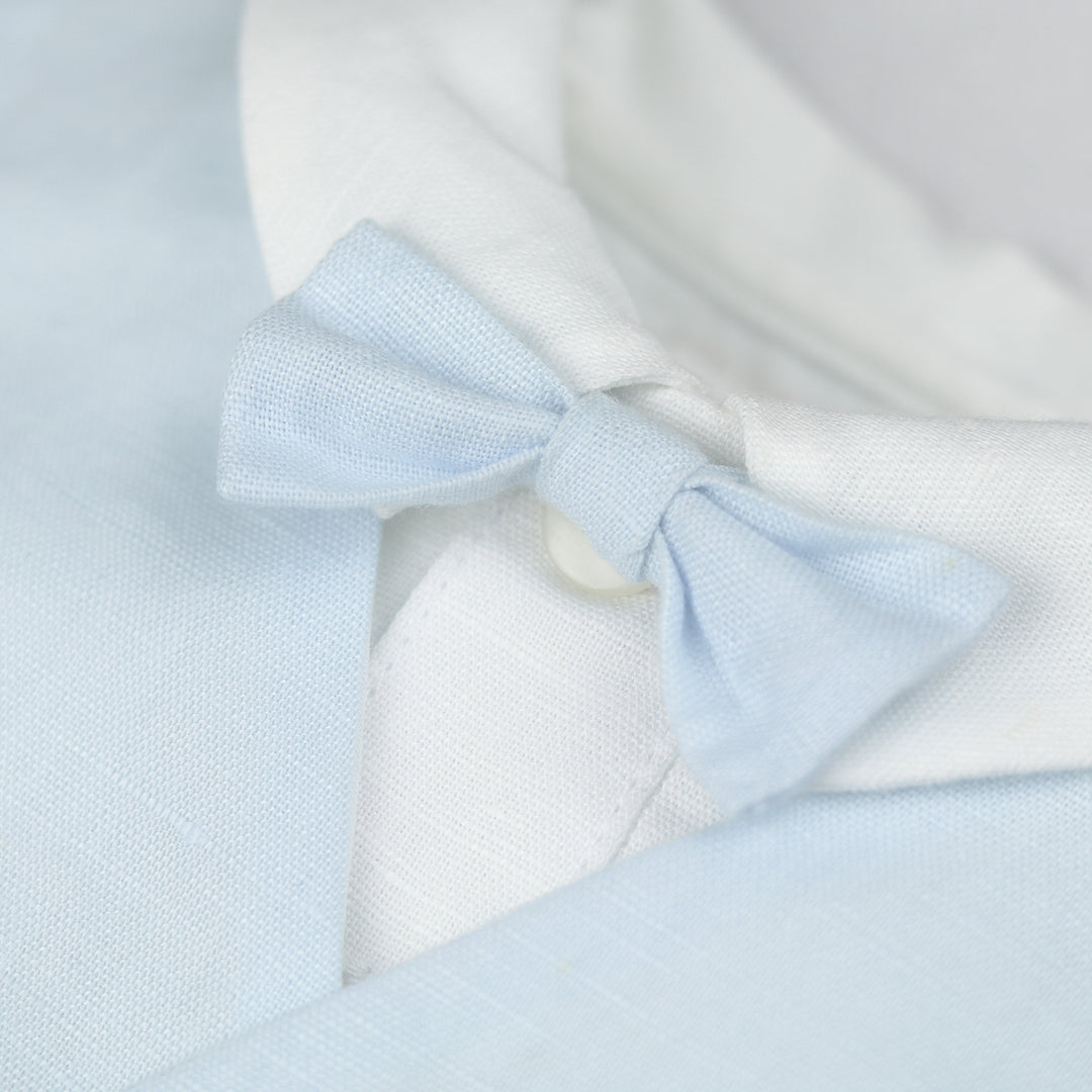 SALE Emile et Rose Perry Blue Baby Boys Outfit Set