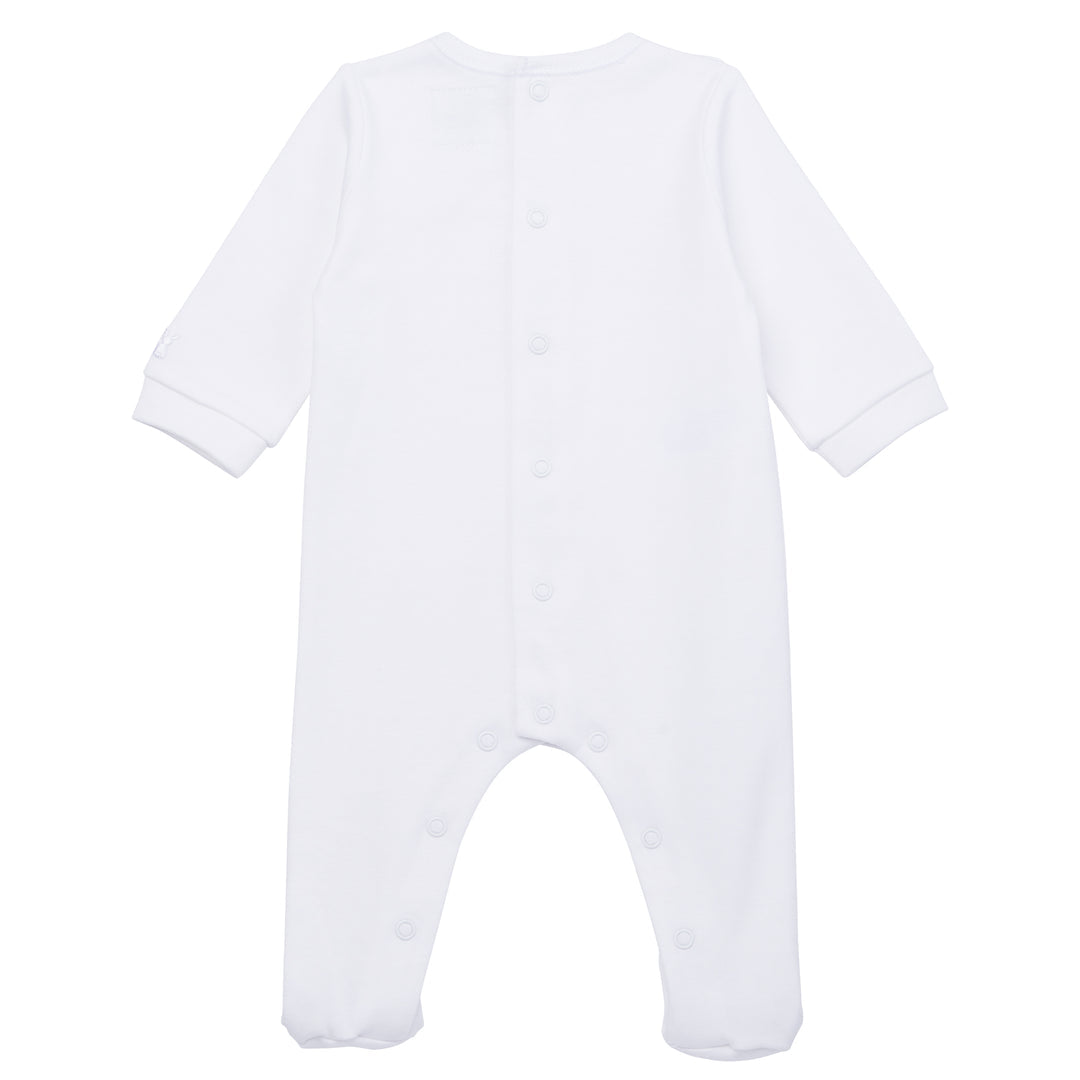 Emile et Rose Heath White Unisex Babygrow & Hat