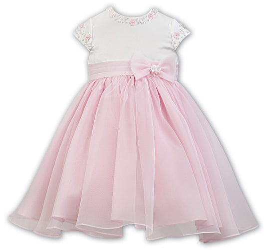 Sarah Louise - Pink/Ivory Flower Girl & Occasion Dress