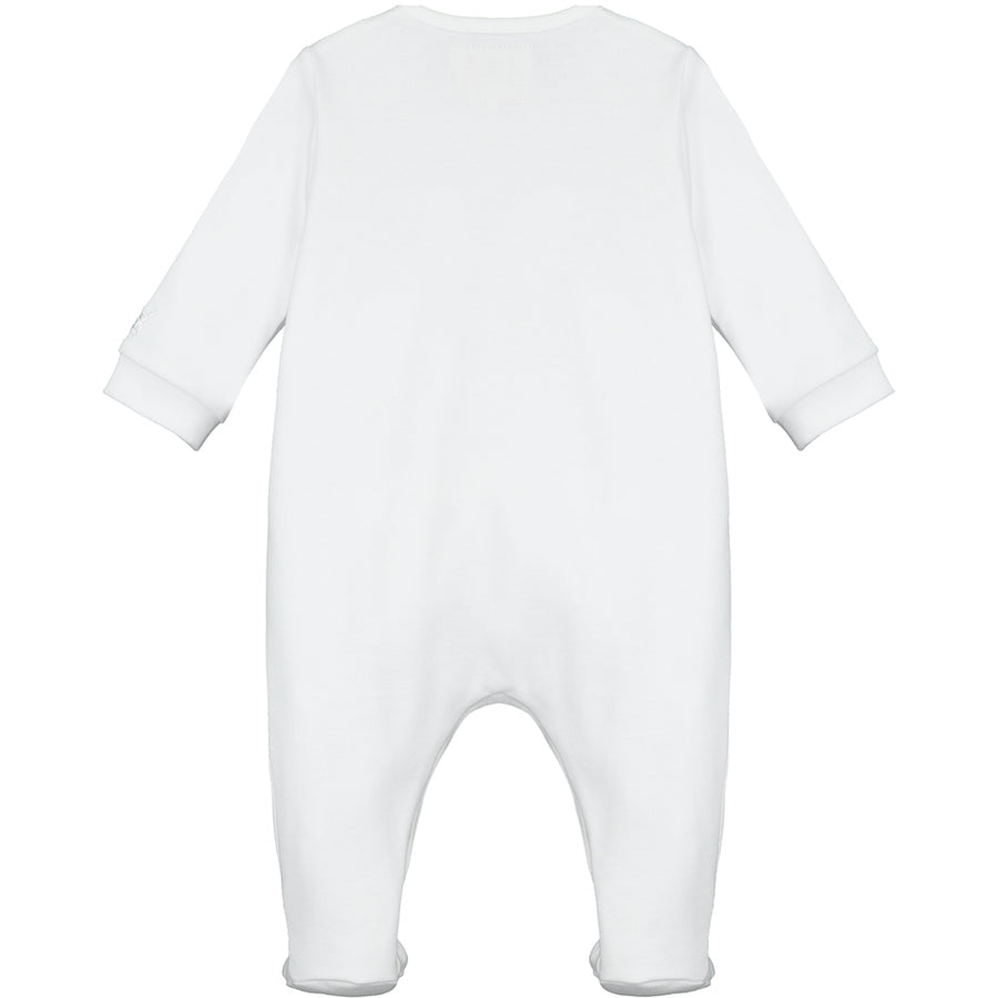 'Ashton' Unisex White Babygrow & Cap