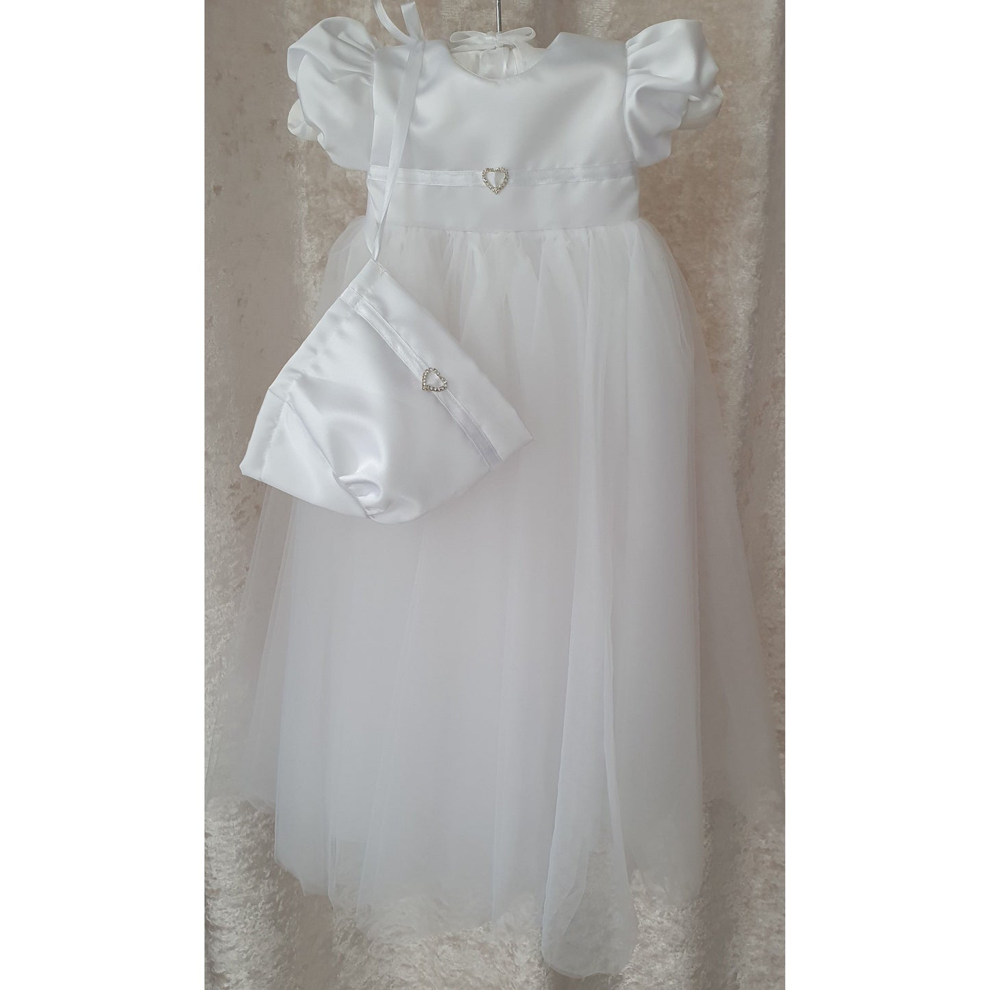 Millie Grace 'Cherry' Christening Gown & Bonnet