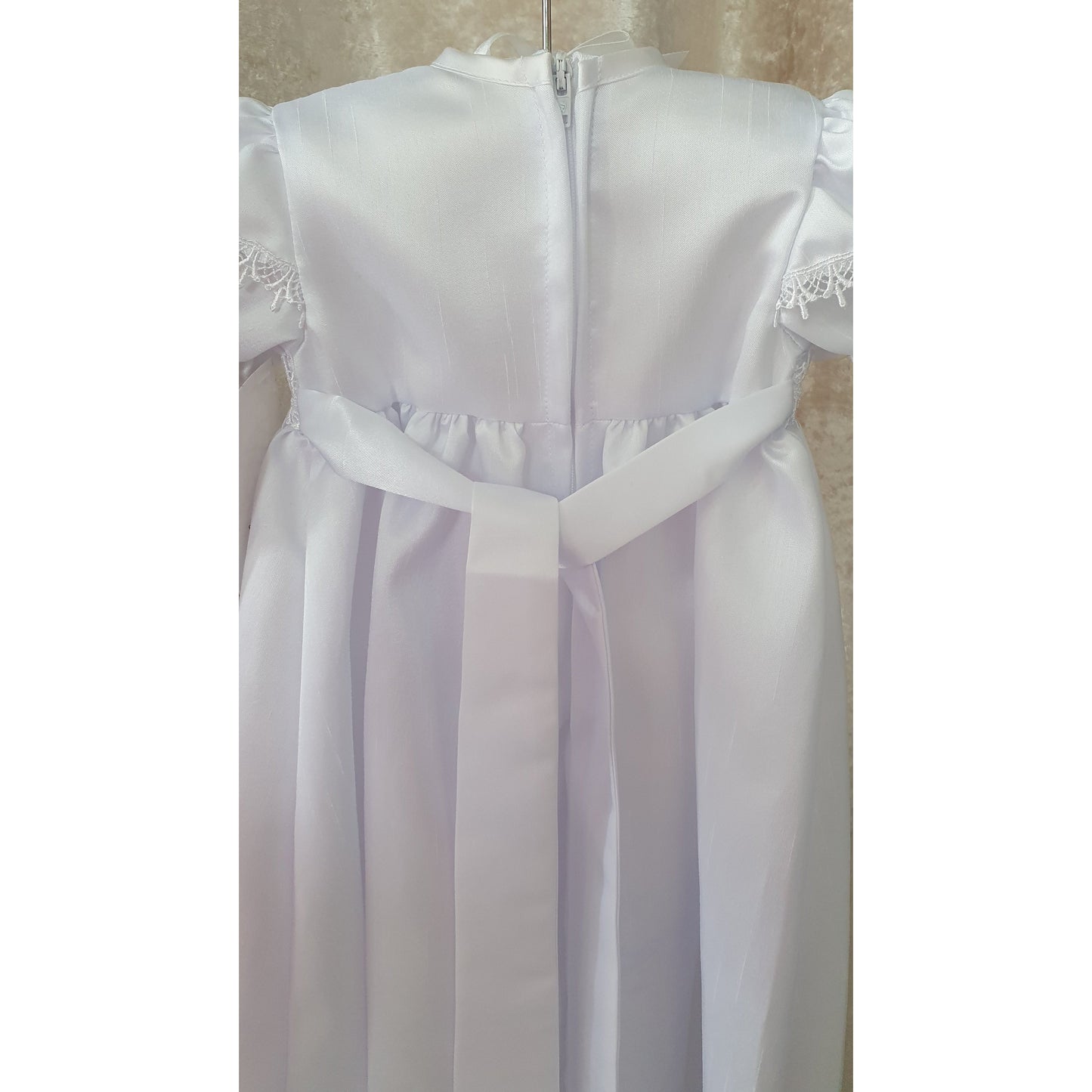 Bernadette Unisex Christening Robe & Bonnet