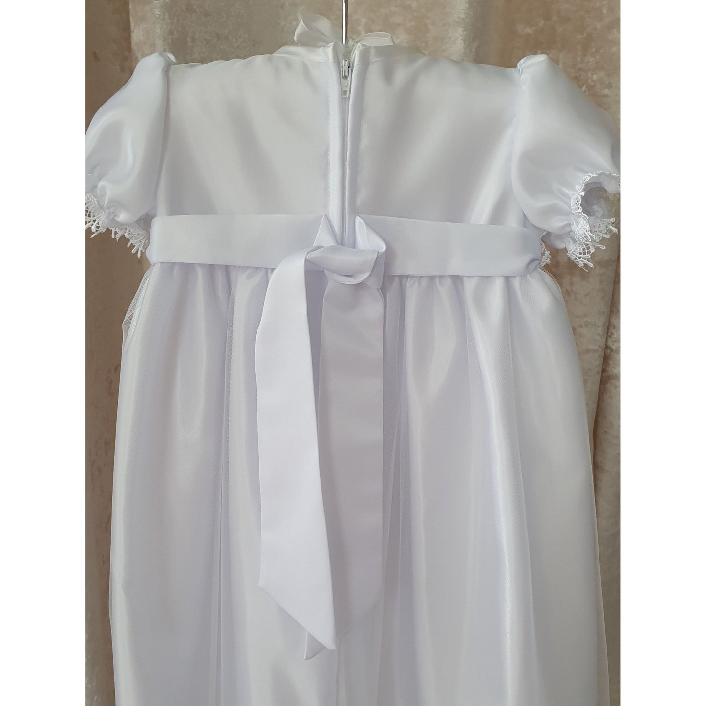 Pearl Christening Robe & Bonnet