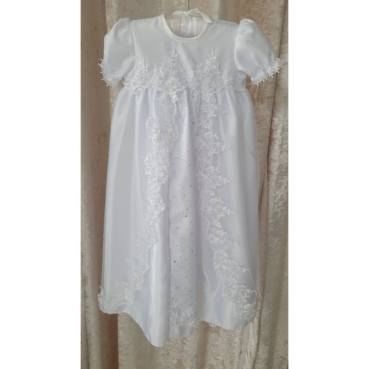 Pearl Christening Robe & Bonnet