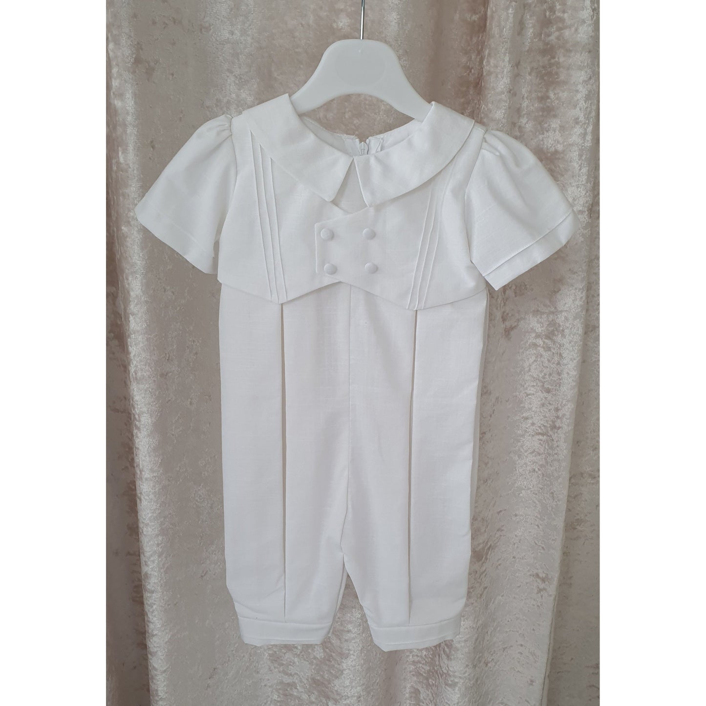 'Jude' Christening Romper by Millie Grace