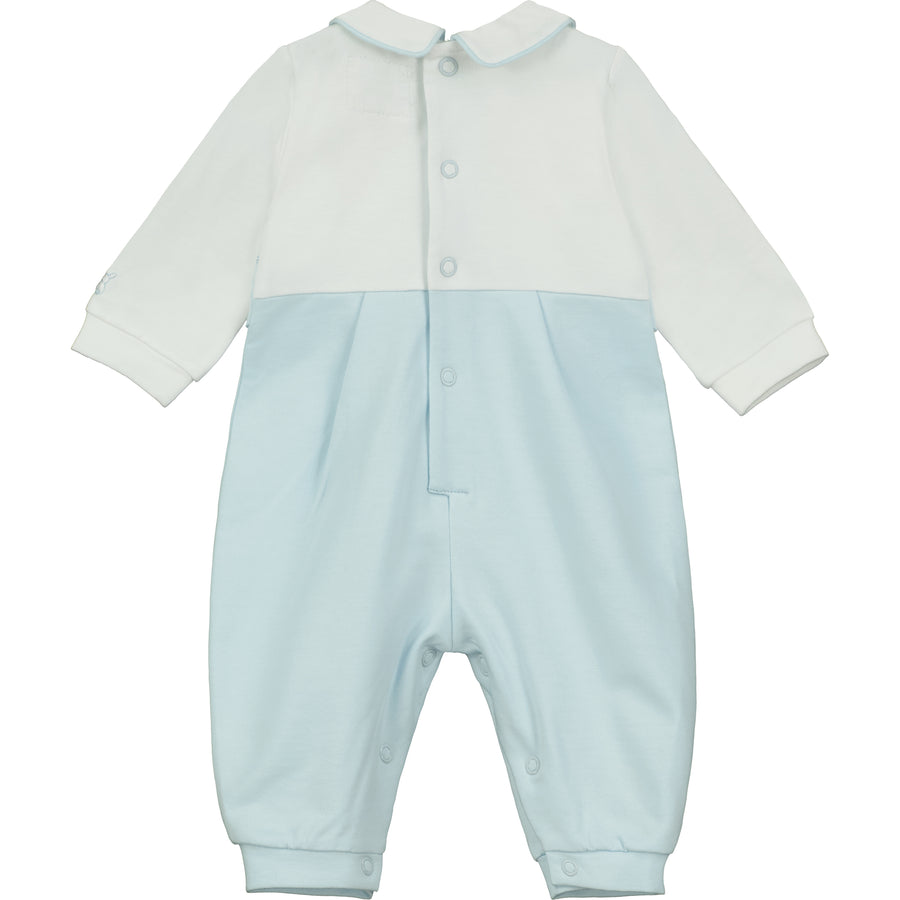 Emile et Rose 'Elton' Smart Blue Boys Babygrow