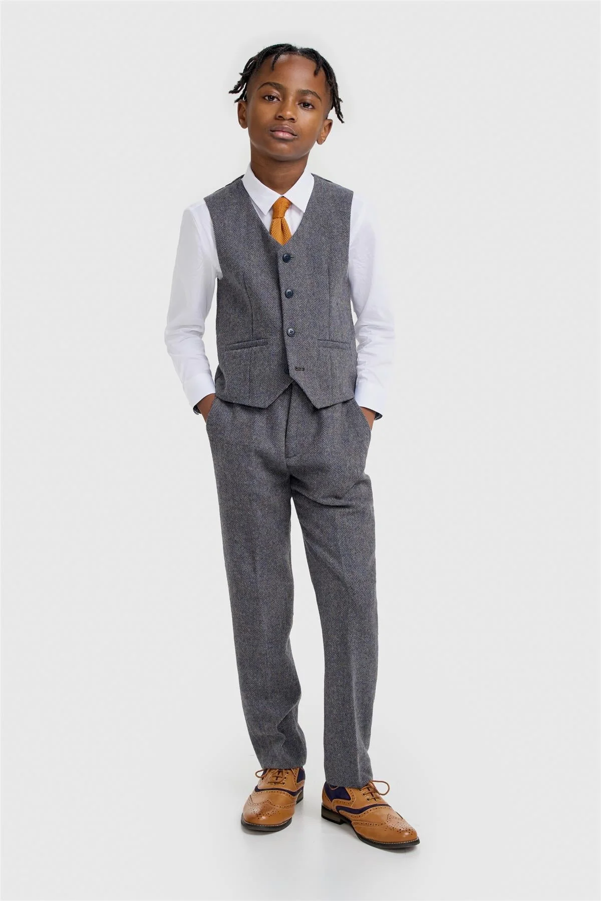 Boys Thomas Savoy Tweed Suit