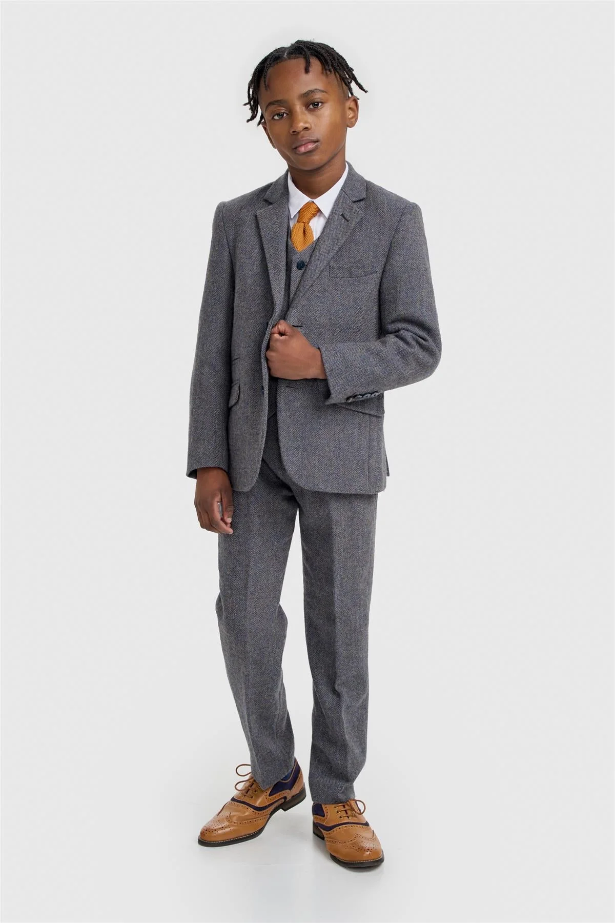 Boys Thomas Savoy Tweed Suit