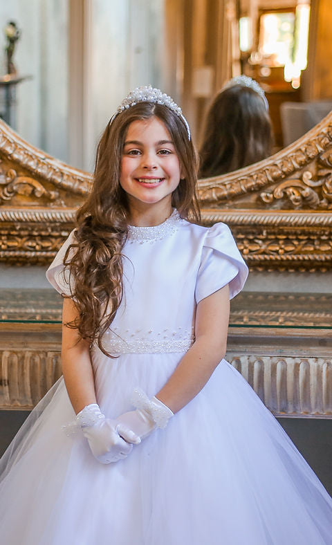 Crystal & Pearl Odessa Communion Dress