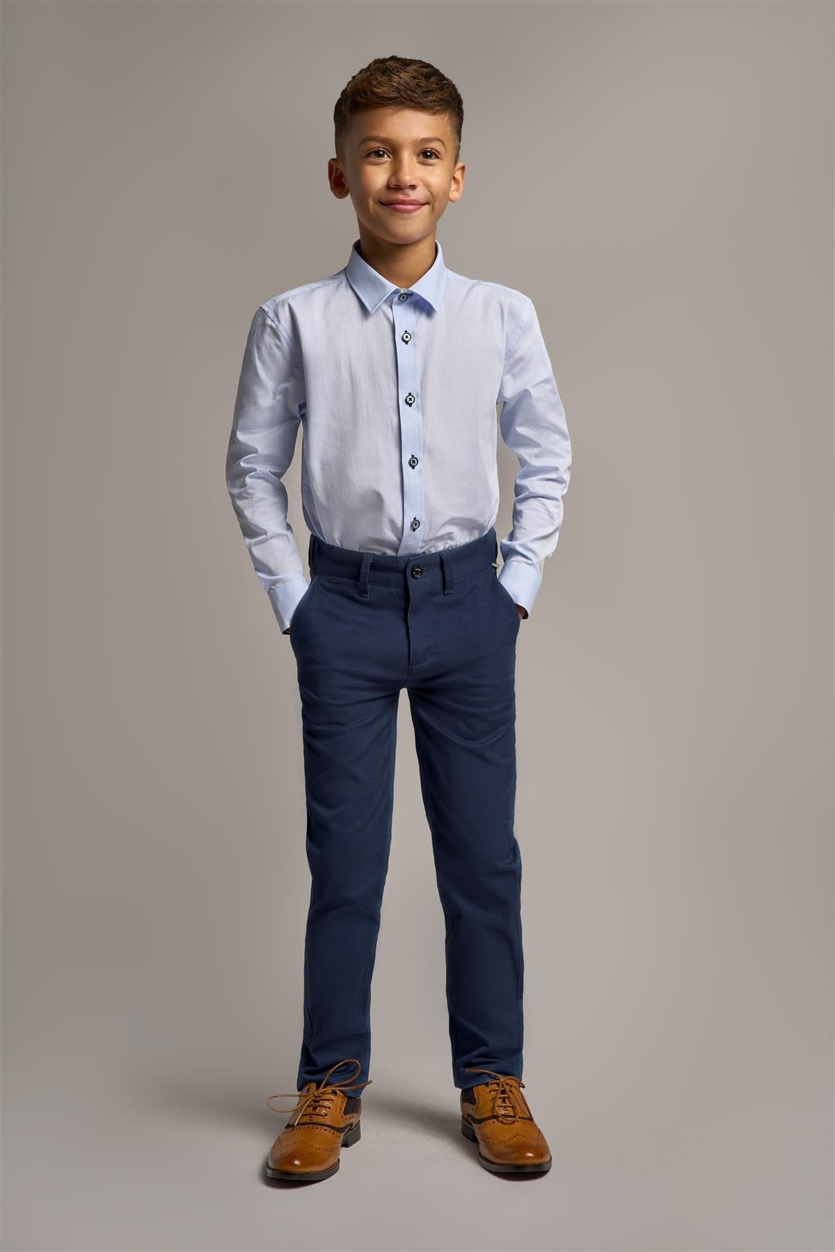 Cavani Dakota Navy Boys Chinos