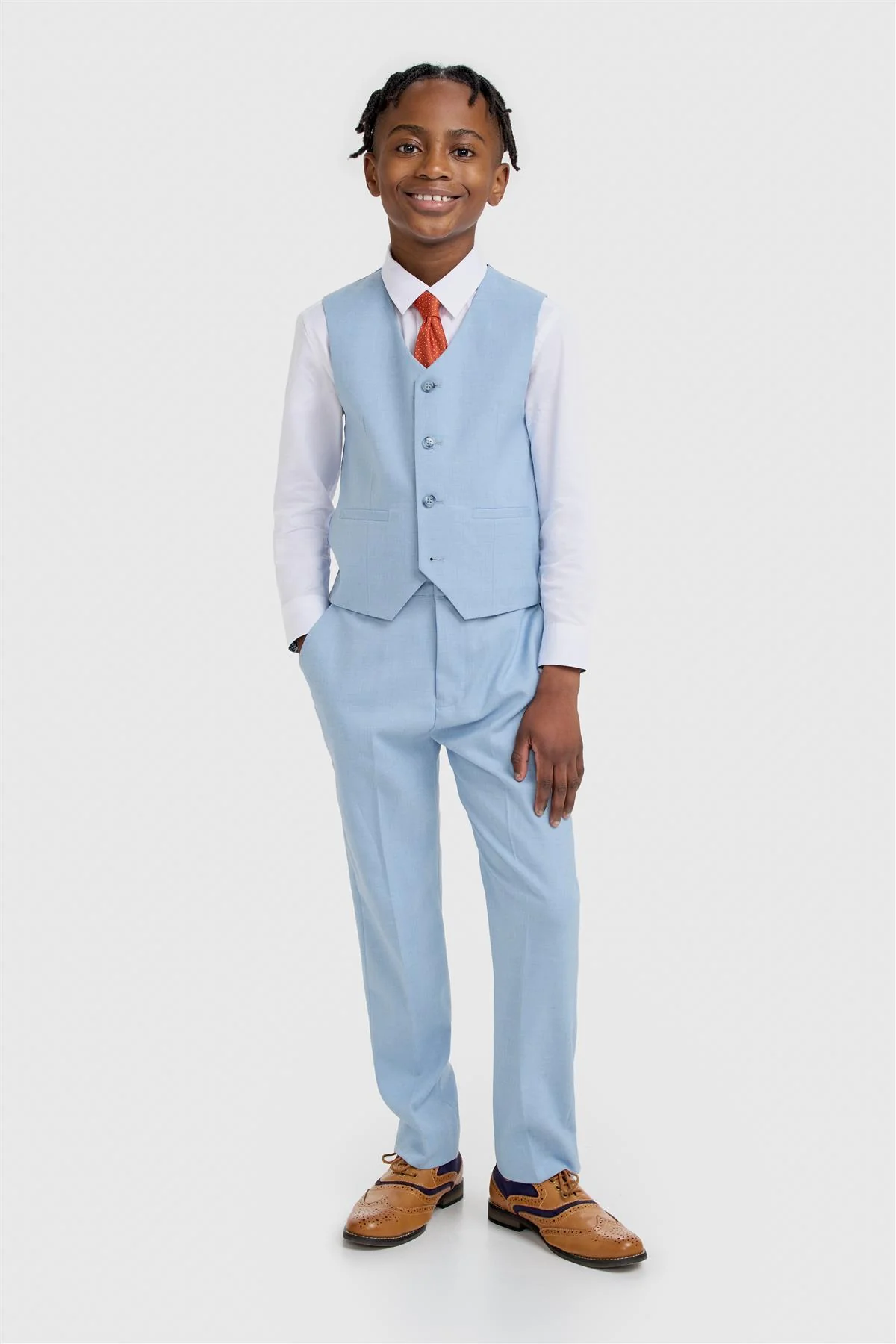 Cavani Boys Miami Sky Blue Suit
