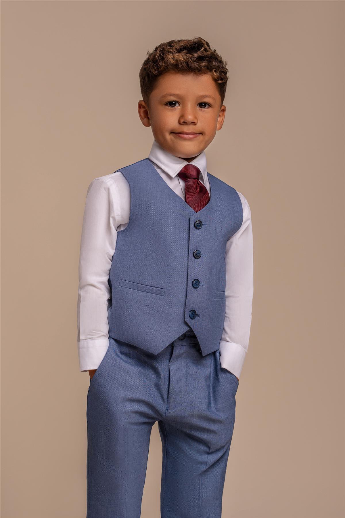 Cavani Blue Jay Boys Suit Three Piece Suit