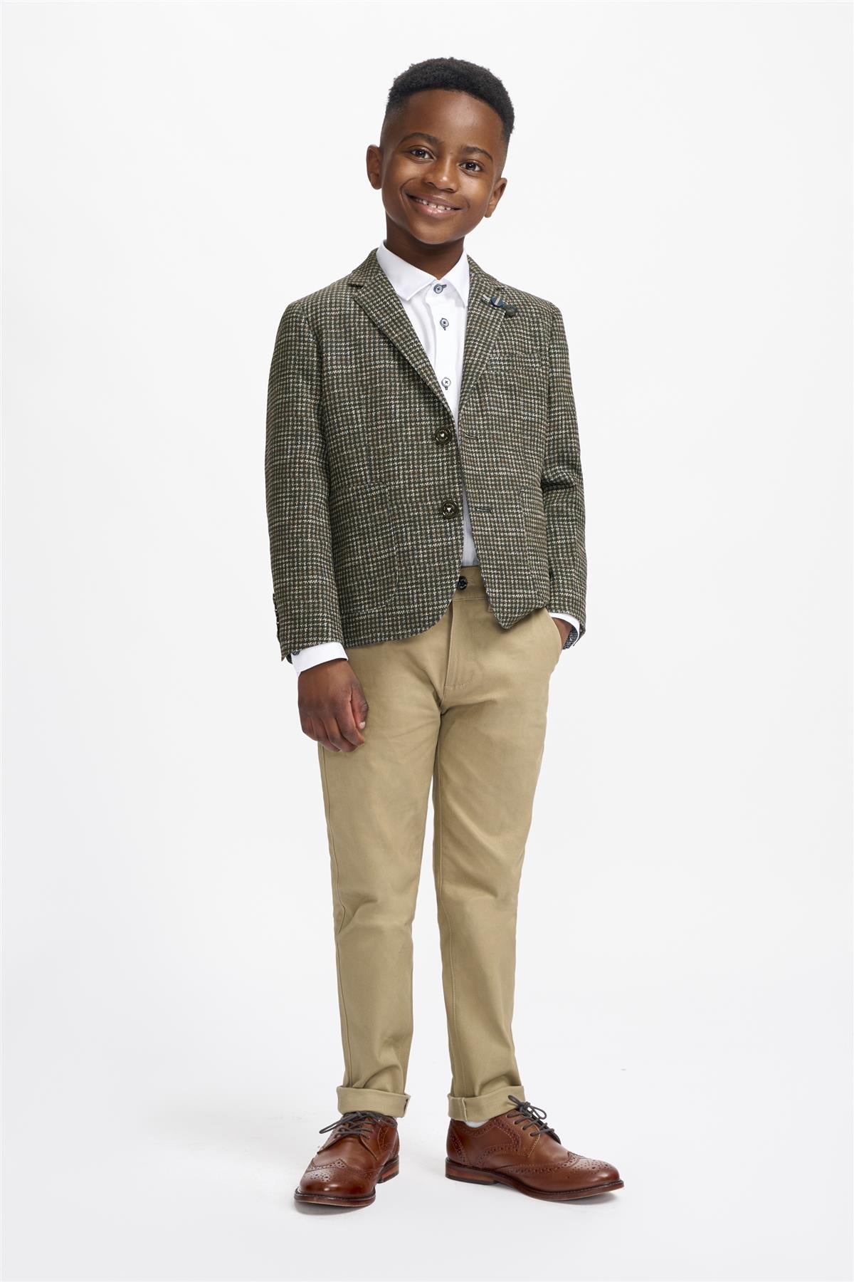 Cavani Boys Riva Forest Green Blazer