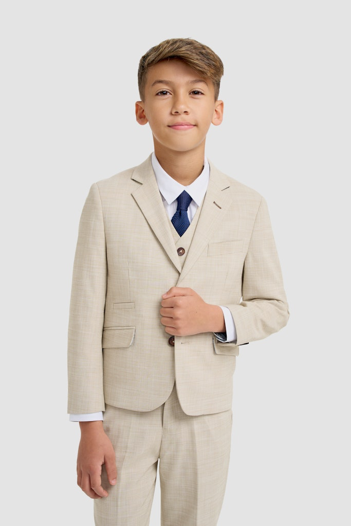 Cavani Boys Camden Beige Suit