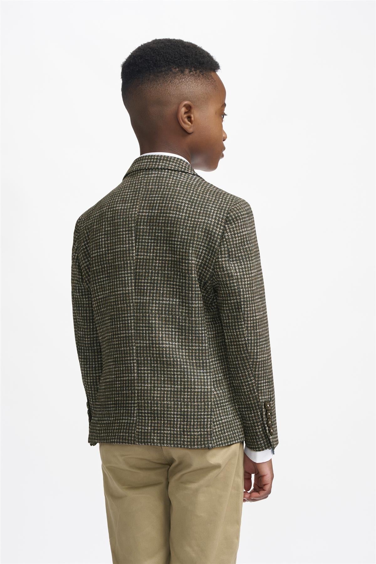 Cavani Boys Riva Forest Green Blazer