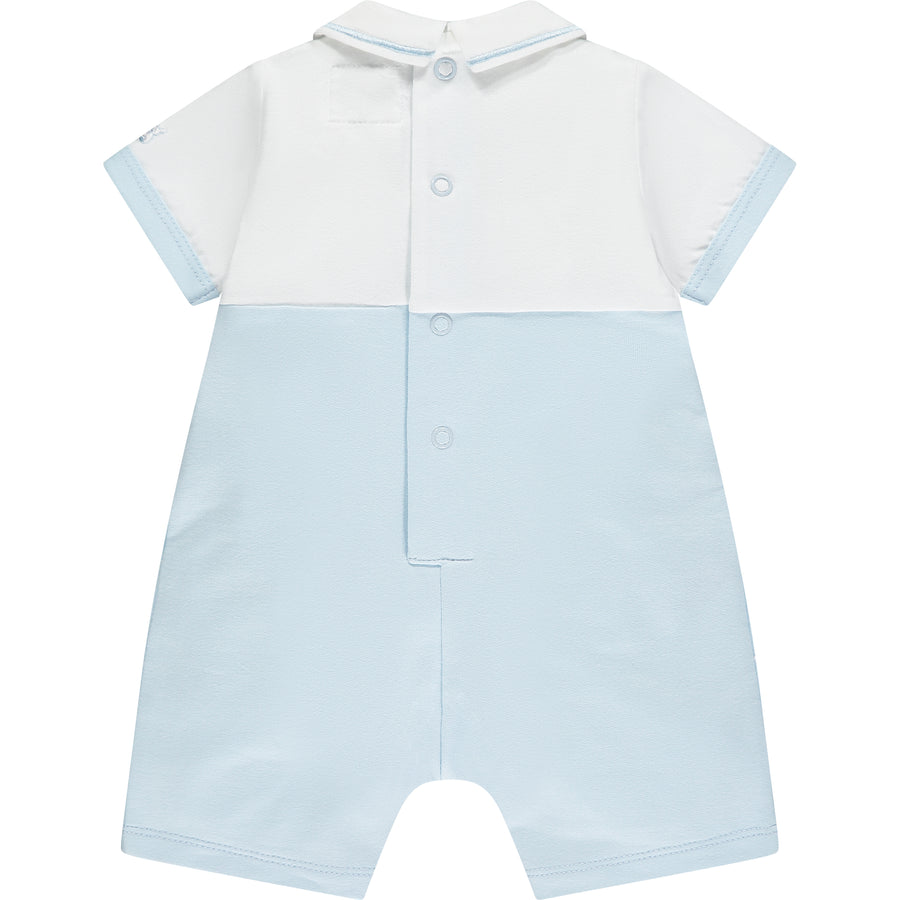 Emile et Rose 'Devon' Blue Baby Romper