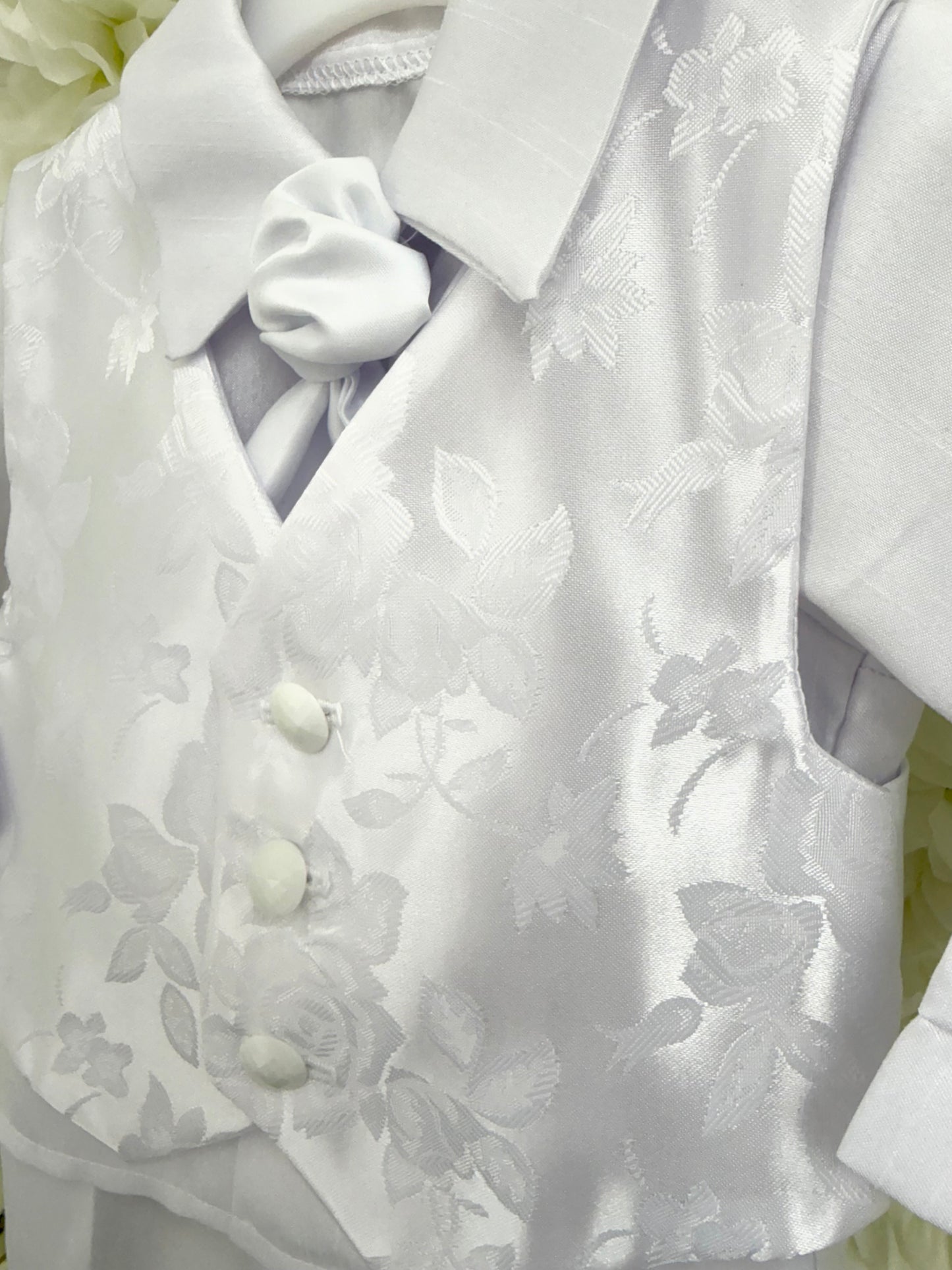 Traditional Boy Cravat Christening Suit