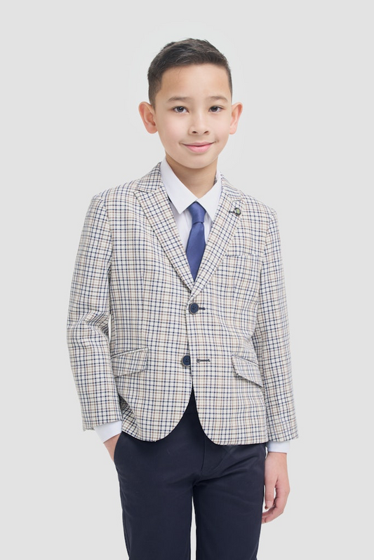 Boys Ennis Check Blazer