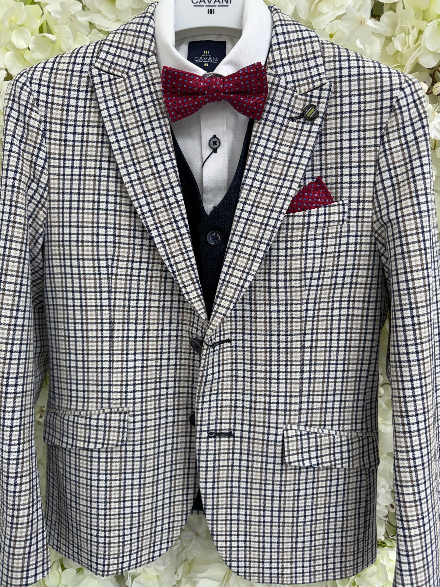 Boys Ennis Check Blazer