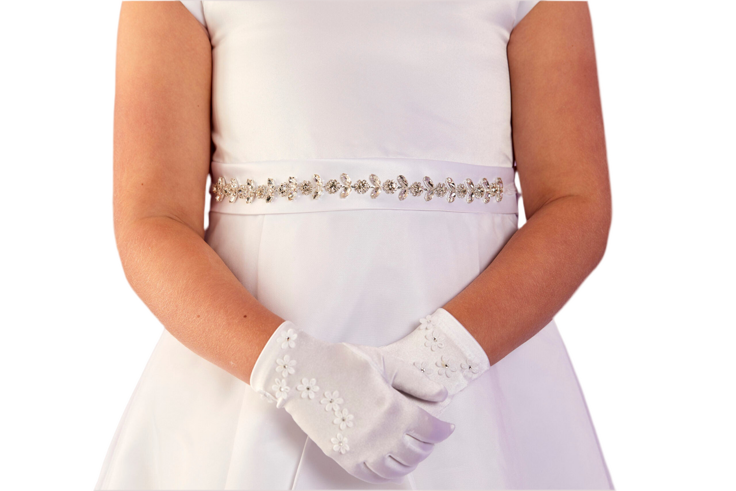 Diamante Communion Hair Accessory/Belt