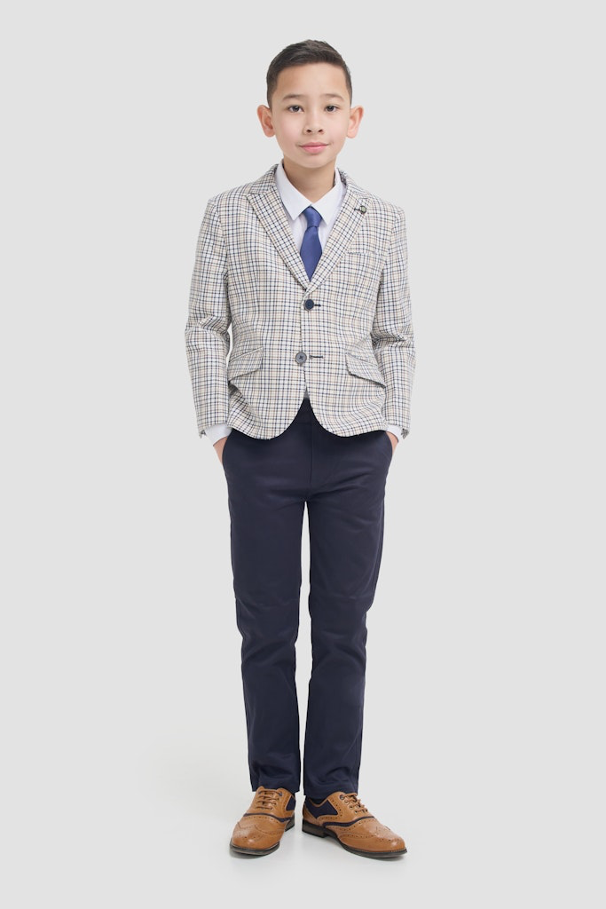 Boys Ennis Check Blazer