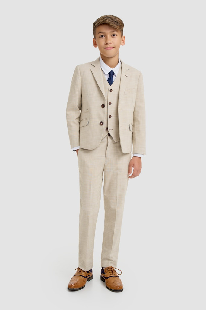 Cavani Boys Camden Beige Suit