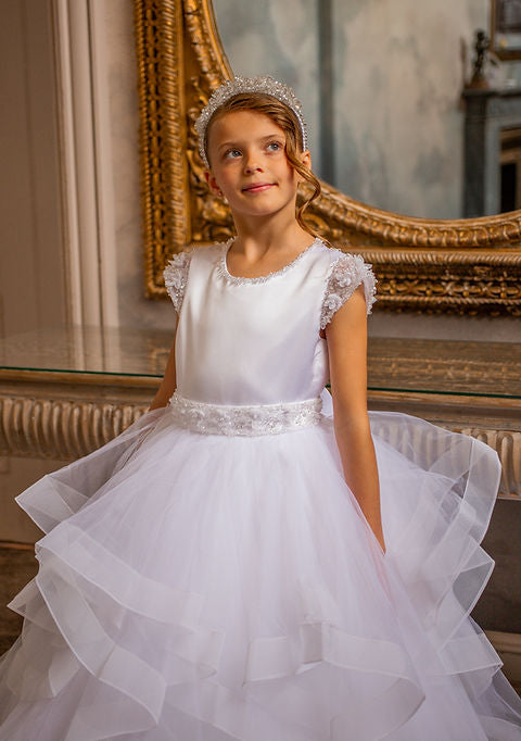 Crystal & Pearl Polina Communion Dress