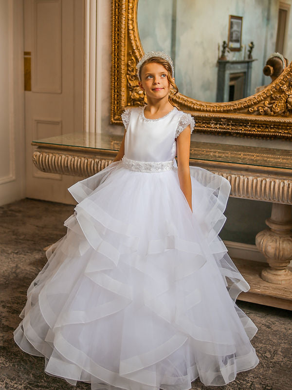 Crystal & Pearl Polina Communion Dress