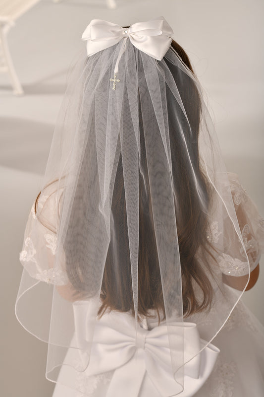 Bow & Cross Communion Veil