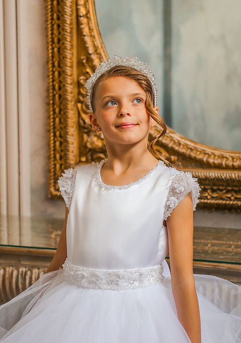 Crystal & Pearl Polina Communion Dress